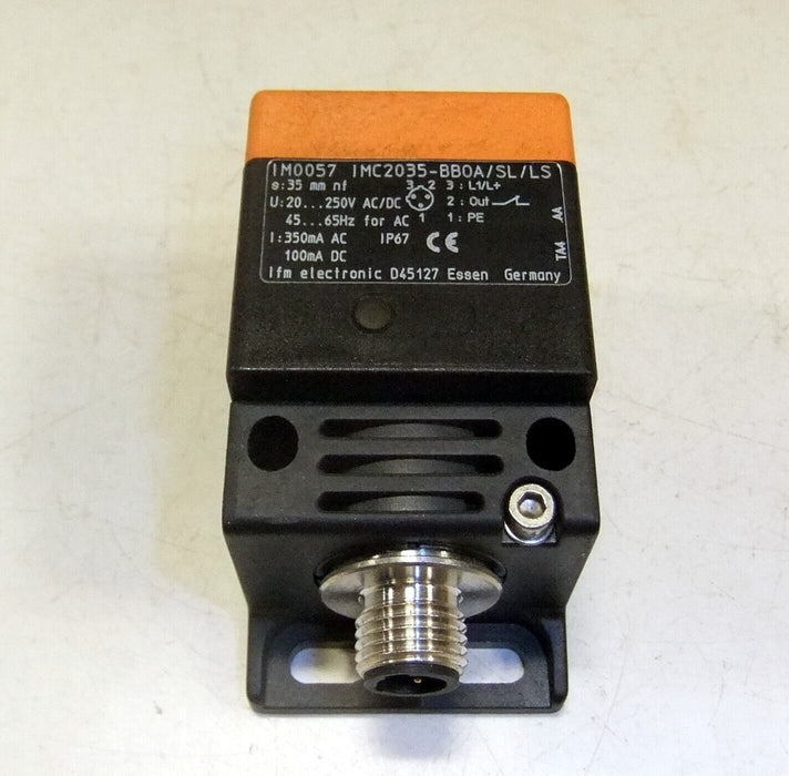 IFM EfectorIM0057 IMC2035-BBOA/SL/LS Inductive Sensor w bracket