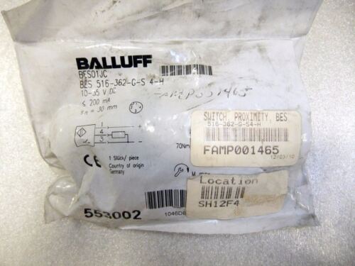 Balluff BES 516-362-G-S 4-H Inductive Sensor