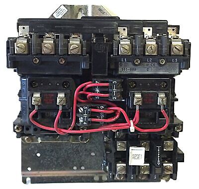 Allen-Bradley 505-BOD Size 1 Reversing Starter w/ 42185-800-01 Overload Relay