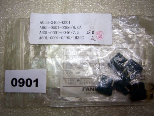 Lot of 8 Fanuc A05B-2400-K001 Fuses A60L-0001-0046