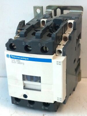 Telemecanique LC1D5011U7 LC1D5011 230/240 V AC 50 A Non-Reversing Contactor