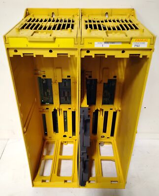 Fanuc A05B-2400-C061 4-Slot PLC Rack w/ Fans