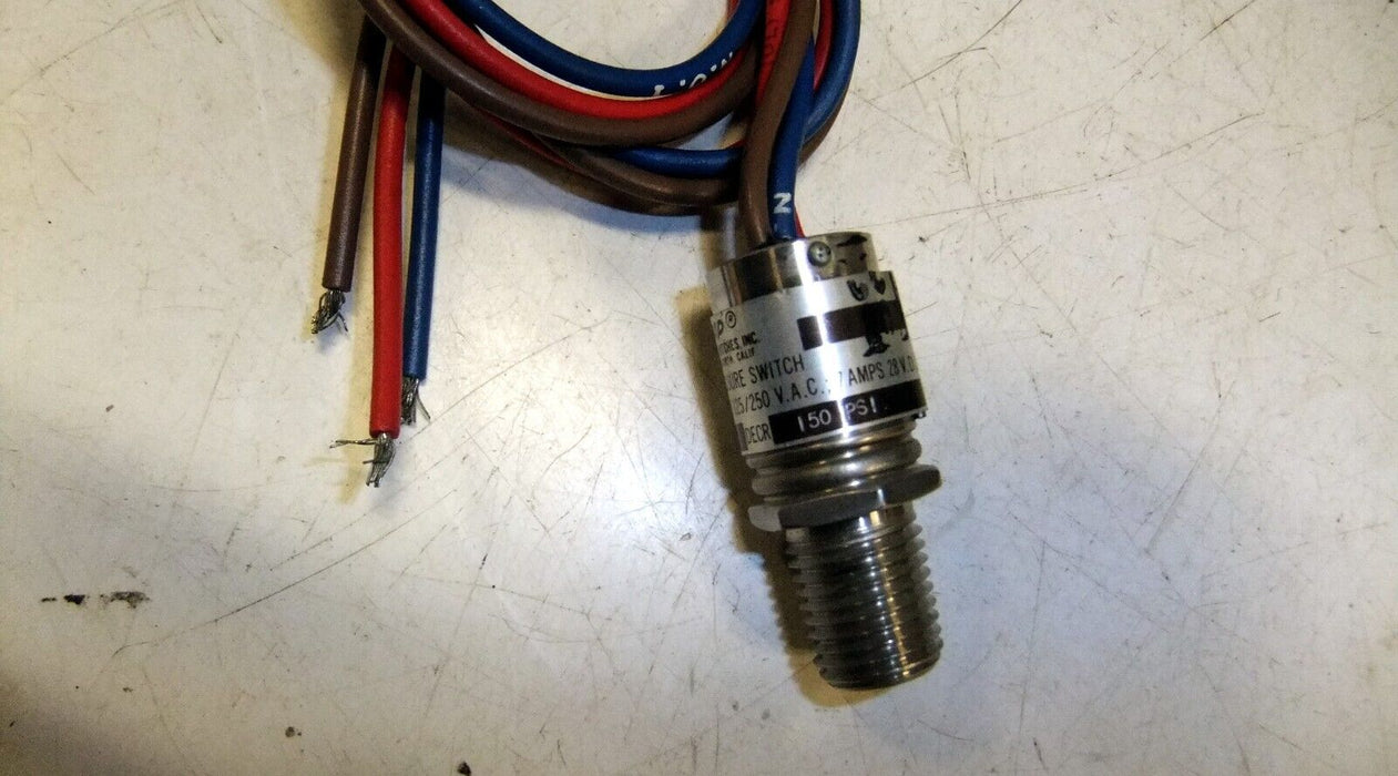 Custom Control Sensors 608GC2 Pressure Switch