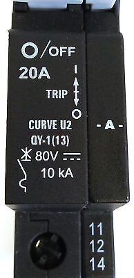 CBI QY-1-13-DM-U2-20 QY-1(13) 80 V 20 A 1 Pole Molded Case Circuit Breaker