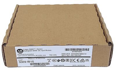 Allen-Bradley 5069-IB16 Ser A FW 2.015 PLC Input Module
