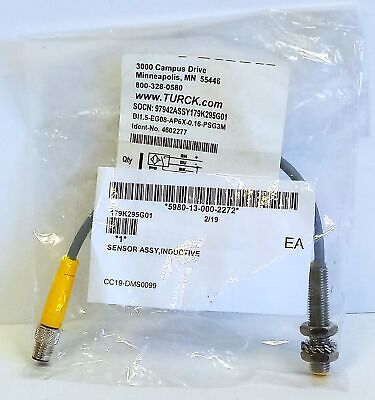 Turck BI1.5-EG08-AP6X-0.16M-PSG3M 4602277 10-30VDC Inductive Proximity Sensor