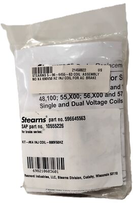 Stearns 596645563 690 V 50 Hz Size 4 Coil Kit