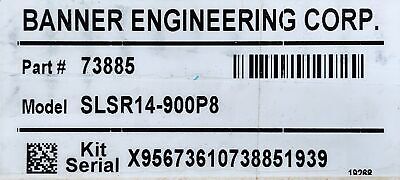 Banner Engineering SLSR14-900P8 73885 EZ-SCREEN Safety Light Curtain Receiver