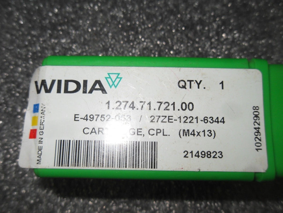 Widia 274.71.721 E3LH00 27ZE-1221-6344 Cartridge