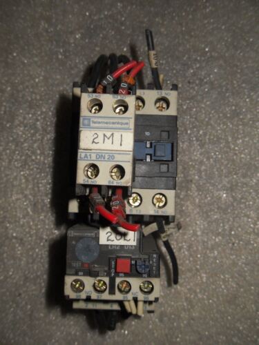 1 TELEMECANIQUE LC1 D25 10 CONTACTOR W/ LR2-D1322 & LA1-DN20