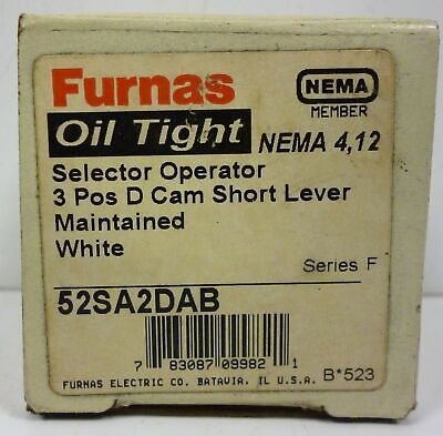 Furnas 52SA2DAB Operator Head for 3 Position Selector Switch