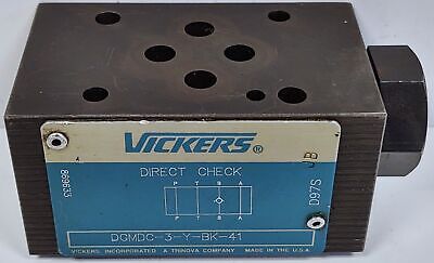 Vickers DGMDC-3-Y-BK-41 Hydraulic Check Valve