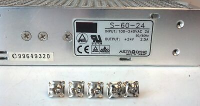 Astrodyne S-60-24 100-240 V AC 24 V DC AC-DC Power Supply