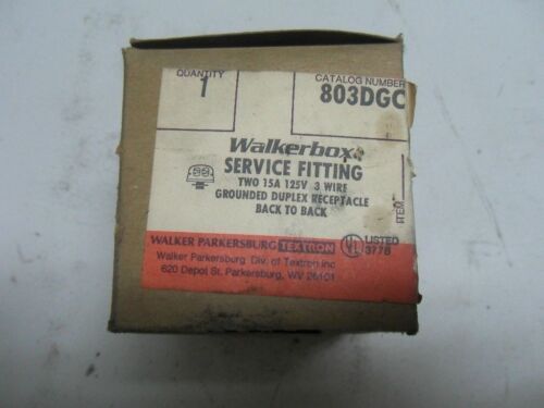 1 WALKER PARKERBURG 803DGC SERVICE FITTINGS