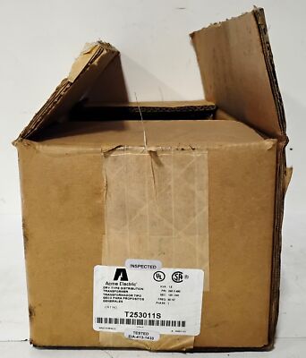 Acme Electric T253011S 240/480 120/240 V NEMA 3R Dry Distribution Transformer