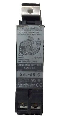 Allen-Bradley 595-AB Series C Auxiliary Contact for Motor