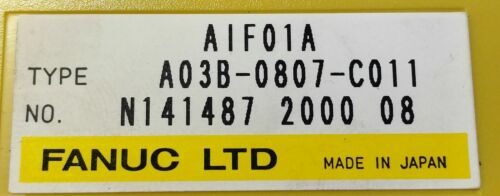 Fanuc A03B-0807-C011 I/O Interface Module