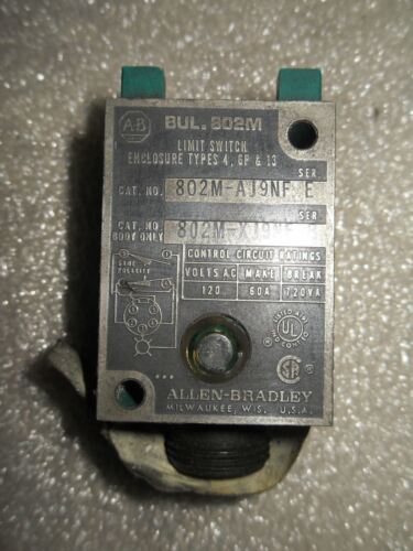 Allen-Bradley 802M-XJ9NF Ser B Limit Switch Body