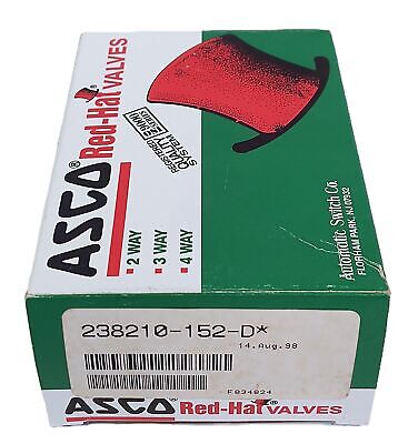 ASCO 238210-152-D 208V 60Hz Solenoid Valve Coil