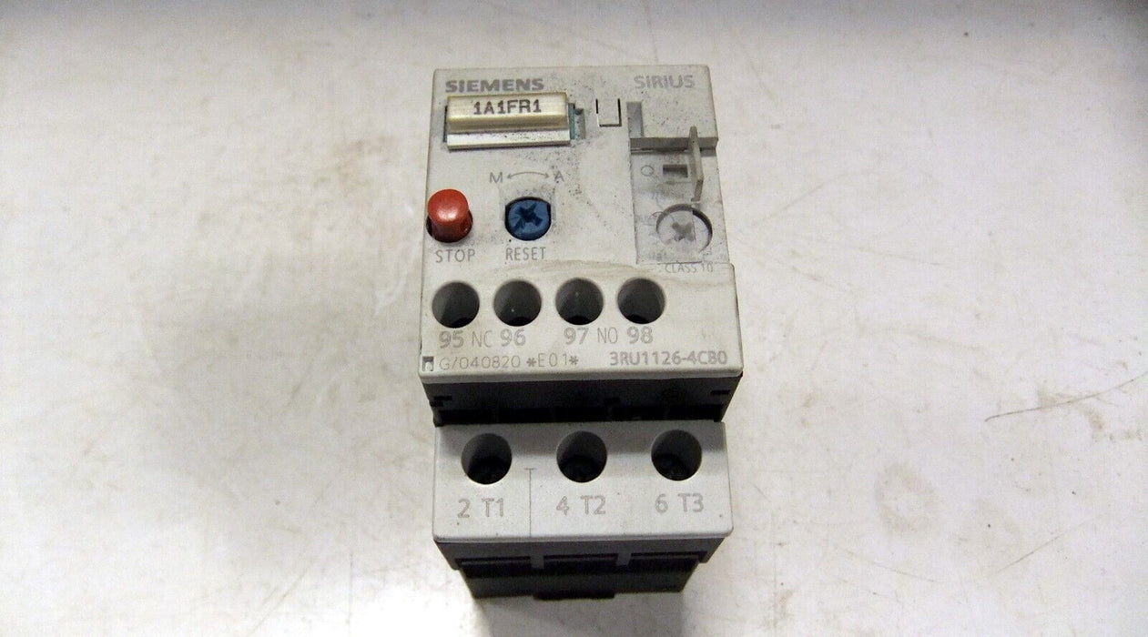 Siemens Overload Relay 3RU1126-4CB0
