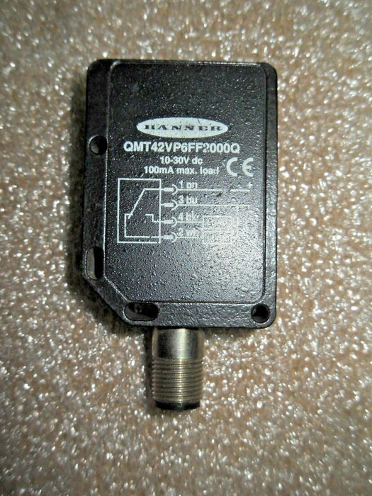 Banner Engineering QMT42VP6FF2000Q Photoelectric Sensor
