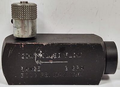 Parker PC-M400S Adjustable Flow Control Valve