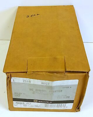 Square D 2510-MBG2 575 V AC 3-Phase NEMA Size M-0 Manual Starter