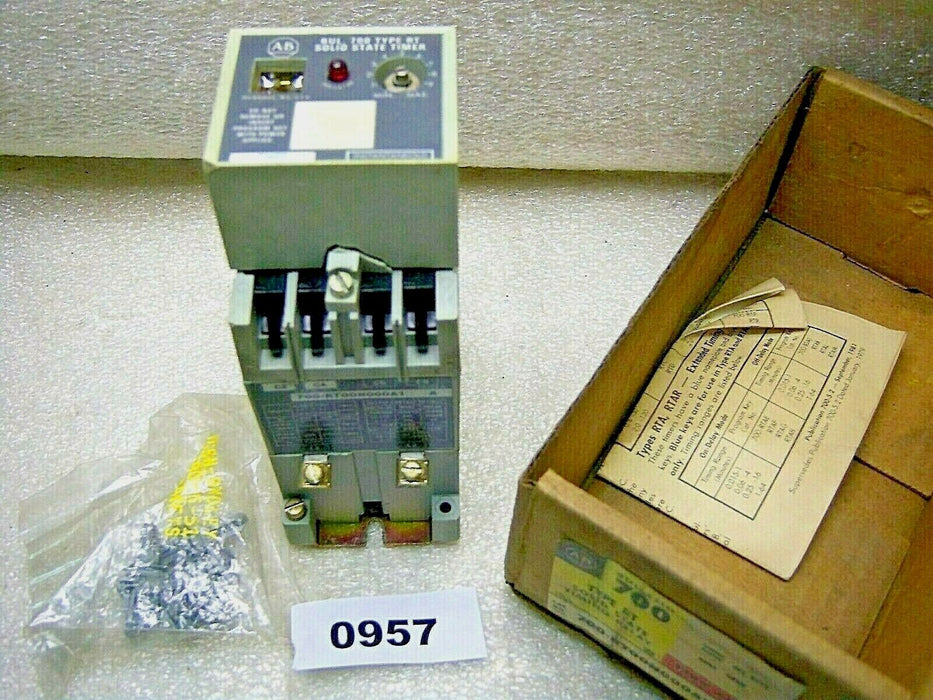 Allen-Bradley 700-RT00N000A1 Solid State Timing Relay