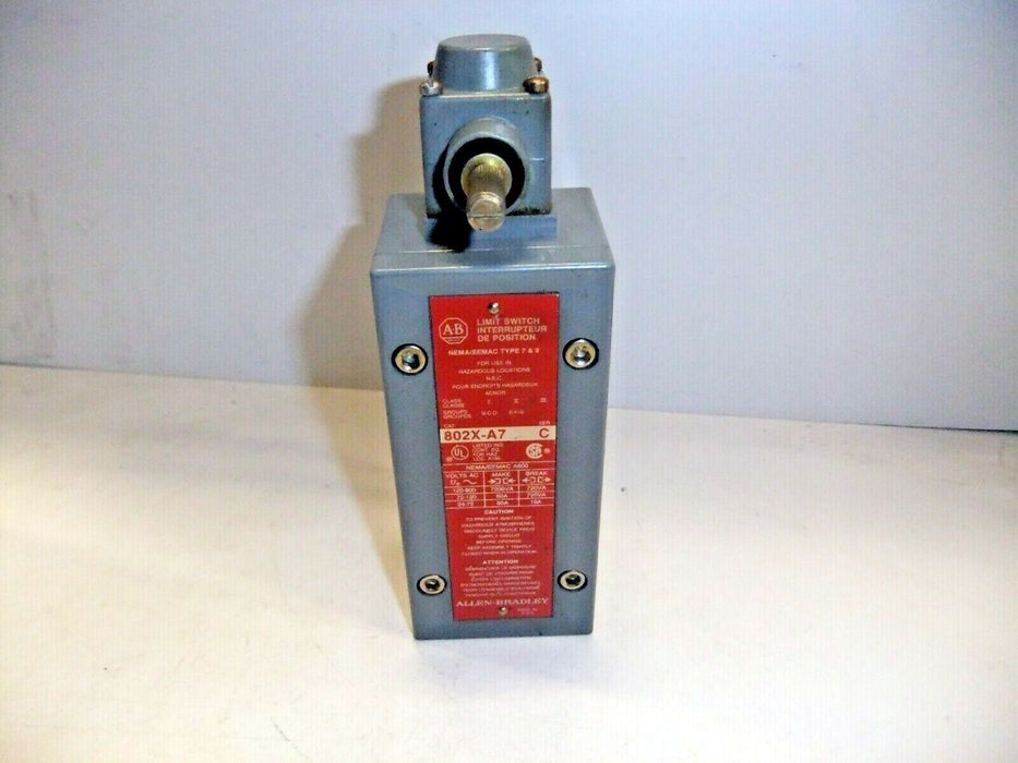 Allen-Bradley Limit Switch 802X-A7 w/Z-21379 Head