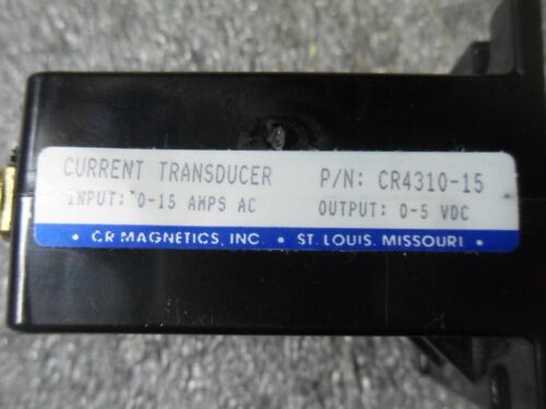 CR MAGNETIC CR4310-15 CURRENT TO VOLTAGE TRANSDUCER
