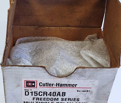 Cutler-Hammer D15CR40AB FREEDOM SERIES Ser B1 Multipole 600 V Relay
