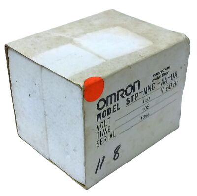 Omron STP-MND-AA-UA 120 V AC 0-10 Seconds Motor Driven Synchronous Motor Timer