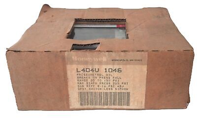 Honeywell L404V-1046 25-150 PSI Pressuretrol Controller for Oil Burner System