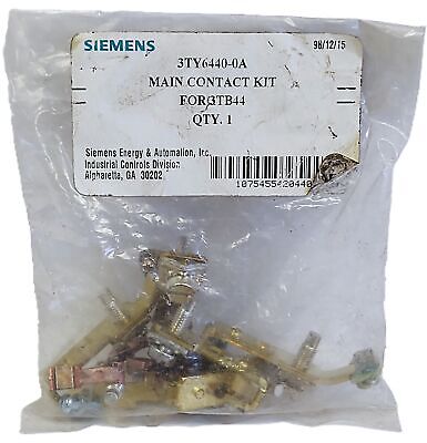 Siemens 3TY6440-0A Main Contact Kit for 3TB44 Contactor