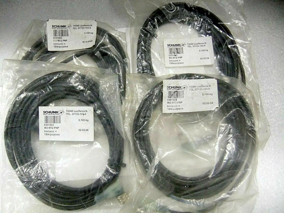 4 Schunk W3-M12-PNP Proximity Switch