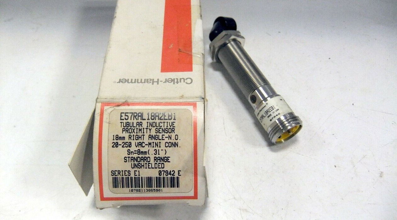 Cutler-Hammer Tubular Inductive Proximity Switch E57RAL18A2EB1