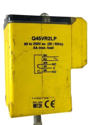 Banner Engineering Q45VR2LP 90-250 V AC Photoelectric Proximity Sensor