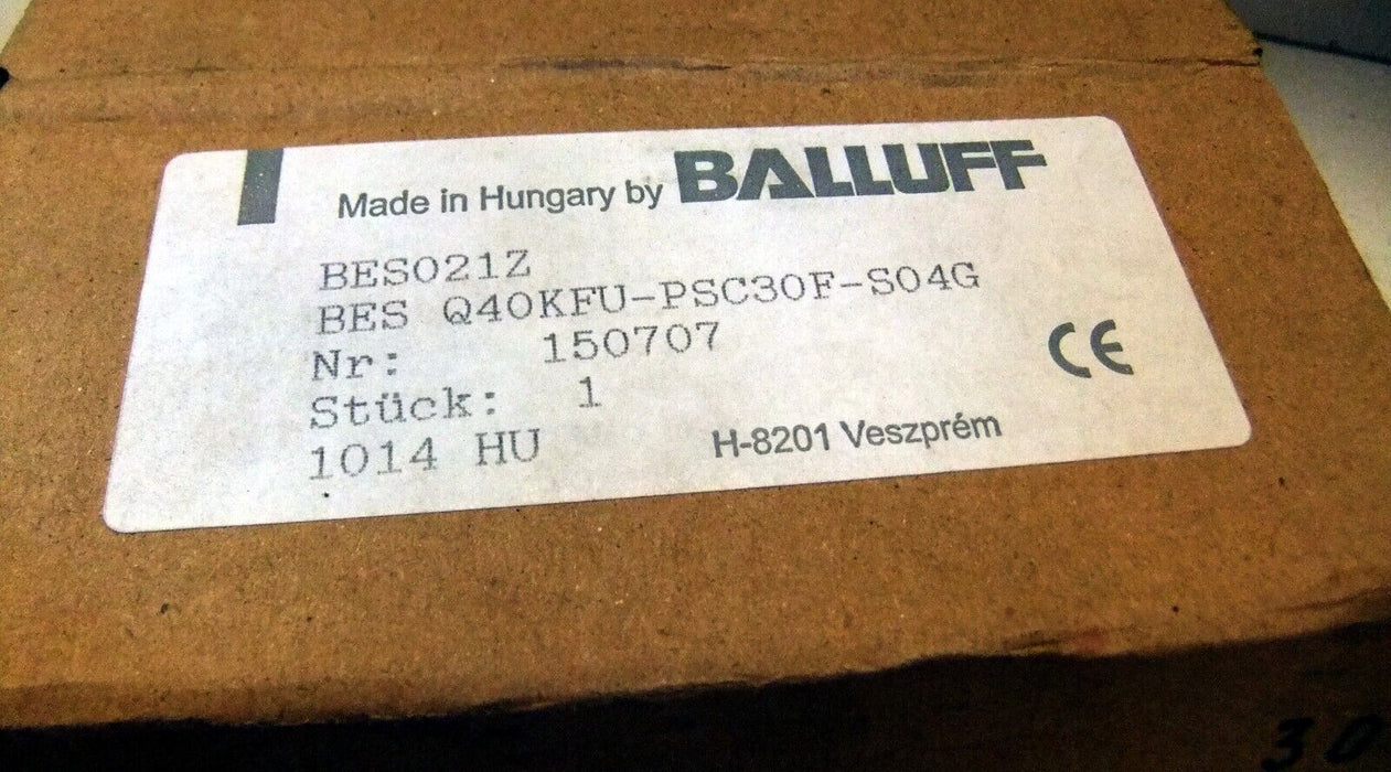 Balluff Inductive Sensor BES Q40KFU-PSC30F-S04G