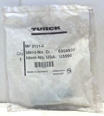 Turck MF3131-0 Microfast 1/2" Straight Female Connector Field Wireable U5590