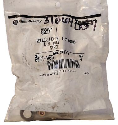 Allen-Bradley 802T-W6D 1.5" Radius Limit Switch Lever Arm w/ Steel Roller