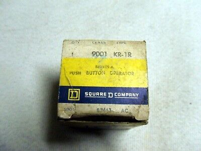 Square D 9001-KR-1R Pushbutton Operator Red