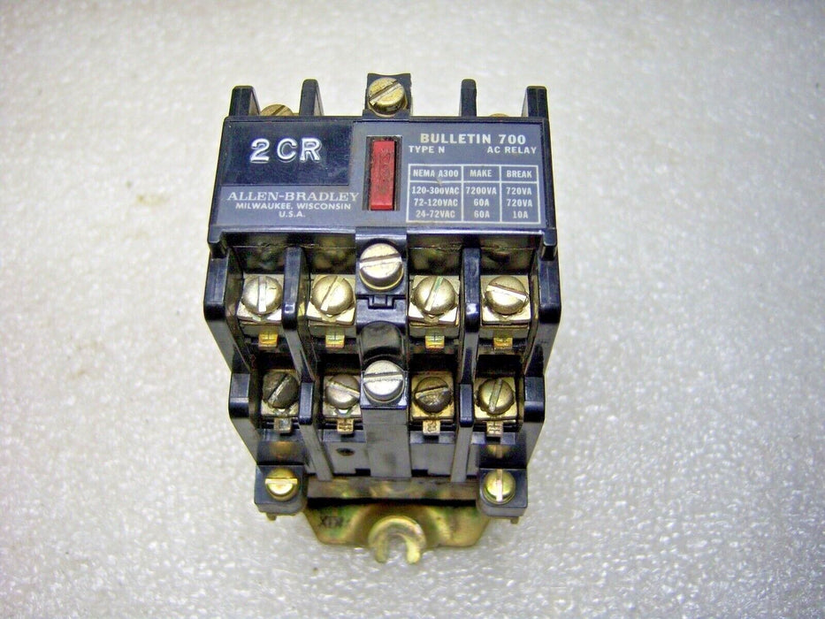 Allen-Bradley 700-N200A1 Industrial Control Relay W/ 700-NA40