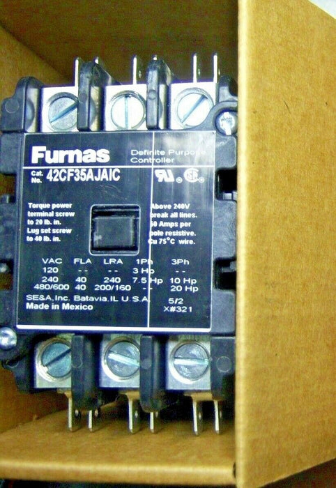 Furnas 42CF35AJAIC Contactor 24V