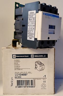 Telemecanique LC1D40B7 24 V AC 40 A 3 P Contactor