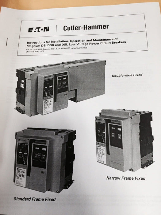 Cutler-Hammer MDS8403WEA 4000 A Magnum DC Low Volt AC Power Circuit Breaker