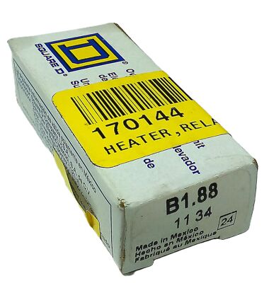 Square D B1.88 600 V Thermal Unit for Overload Protection Relay