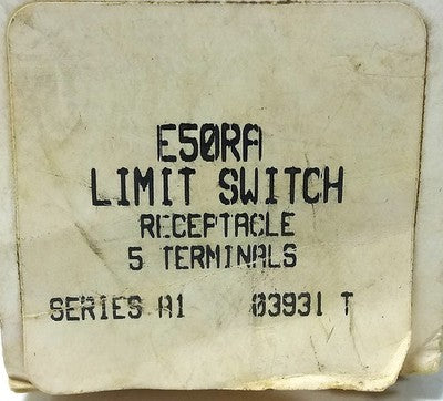 Cutler-Hammer E50RA Series A1 5 Terminal Limit Switch Receptacle