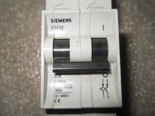 Siemens 5SX22D8 480VAC Circuit Breaker