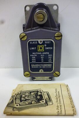Square D 9007TUB5 Rotary Limit Switch