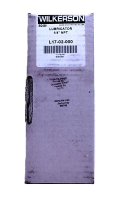 Wilkerson L17-02-000 150 psi Air Line Lubricator w/ Bowl Guard
